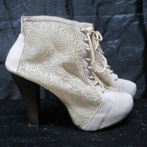 Charlotte Russe Lace Booties
